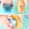 3 Pieces Vegetable Brush Potato Scrubber Vegetable Scrubber for Food Flexible Bristles Kitchen Brush for Fruits, Potatoes