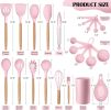 Kitchen Cooking Utensils Set, 23-Piece Silicone Kitchen Utensils Spatula Set with Holder