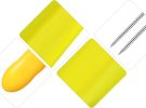 24 Pieces Corn Cob Holders and Dish Set Corn on the Cob Stainless Steel Skewers BBQ Twin Prong Holders Corn Cob Trays for Outdoor BBQ Tool