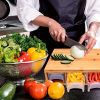 Bamboo Cutting Board with Food Containers, Wooden Chopping Board with Storage Trays, Cheese Grater and Juice Groove for Meat