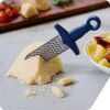 Handheld Cheese Grater | Cheese Grater Durable Rust-Proof Metal Sword-Shaped, For Cheese, Chocolate, Spices and More