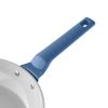 Riverside Embossed 10-inch Aluminum Frying Pan, Blue