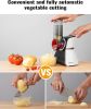 Electric Cheese Grater Salad Shooter,5-In-1 Electric Slicer For Home Kitchen,One-Touch Easy Control