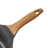 Prairie Signature 4-Quart Cast Aluminum Sauce Pan, Charcoal Speckle