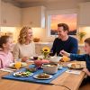 Food Warming Mat Rollable and Portable Electric Warming Tray with Fasting Heating